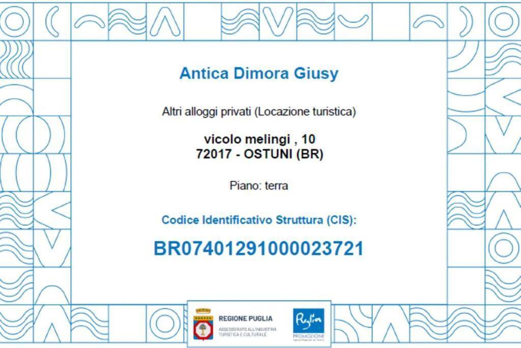 Villa Antica Dimora Giusy Ostuni Esterno foto